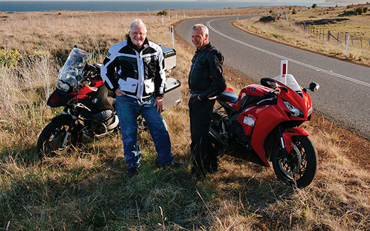 Touring motorcycle riders